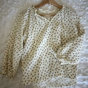 EUC Neuflora Millbrook Blouse Rose Floral